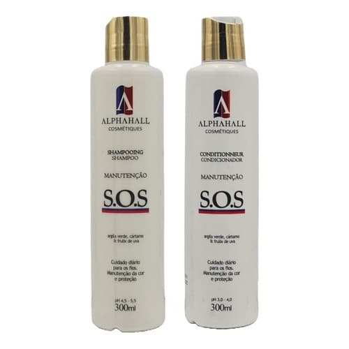 Alphahall S.o.s Shampoo E Condicionador 300 ml