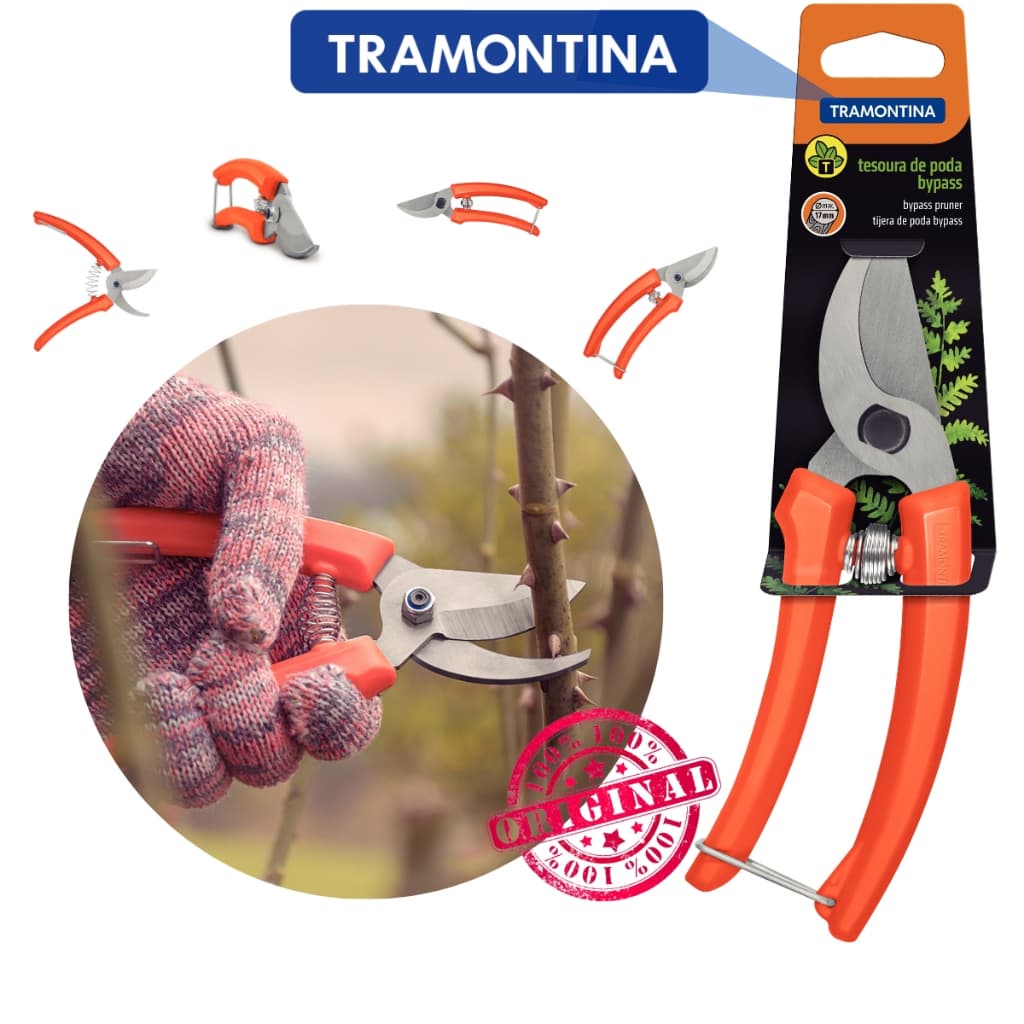 Tesoura de Poda Tramontina Tesoura Super Afiada para Jardinagem