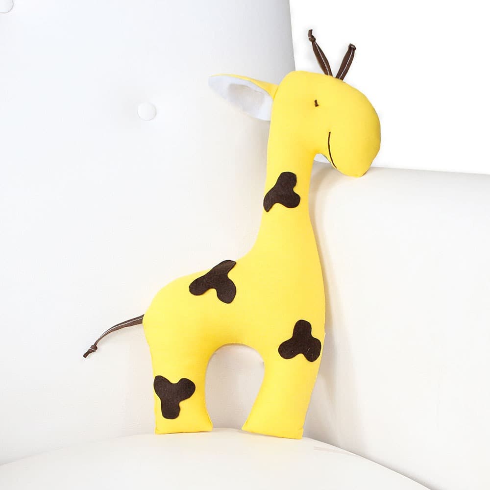 Almofada Decorativa Enfeite Infantil 100% Algodão - Girafa