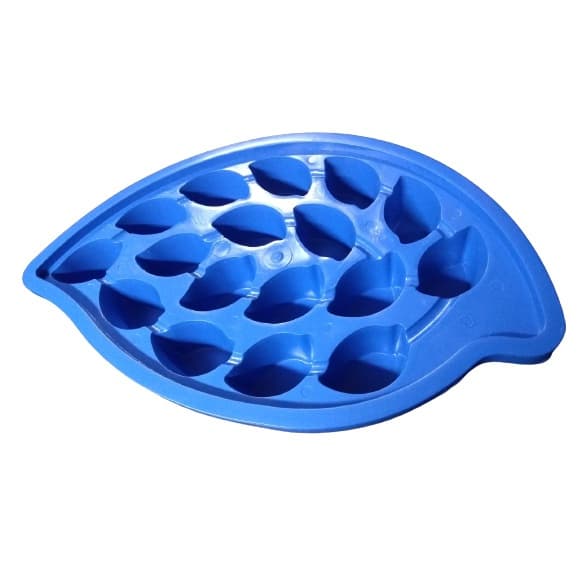Forma de Gelo Azul Formato Folha