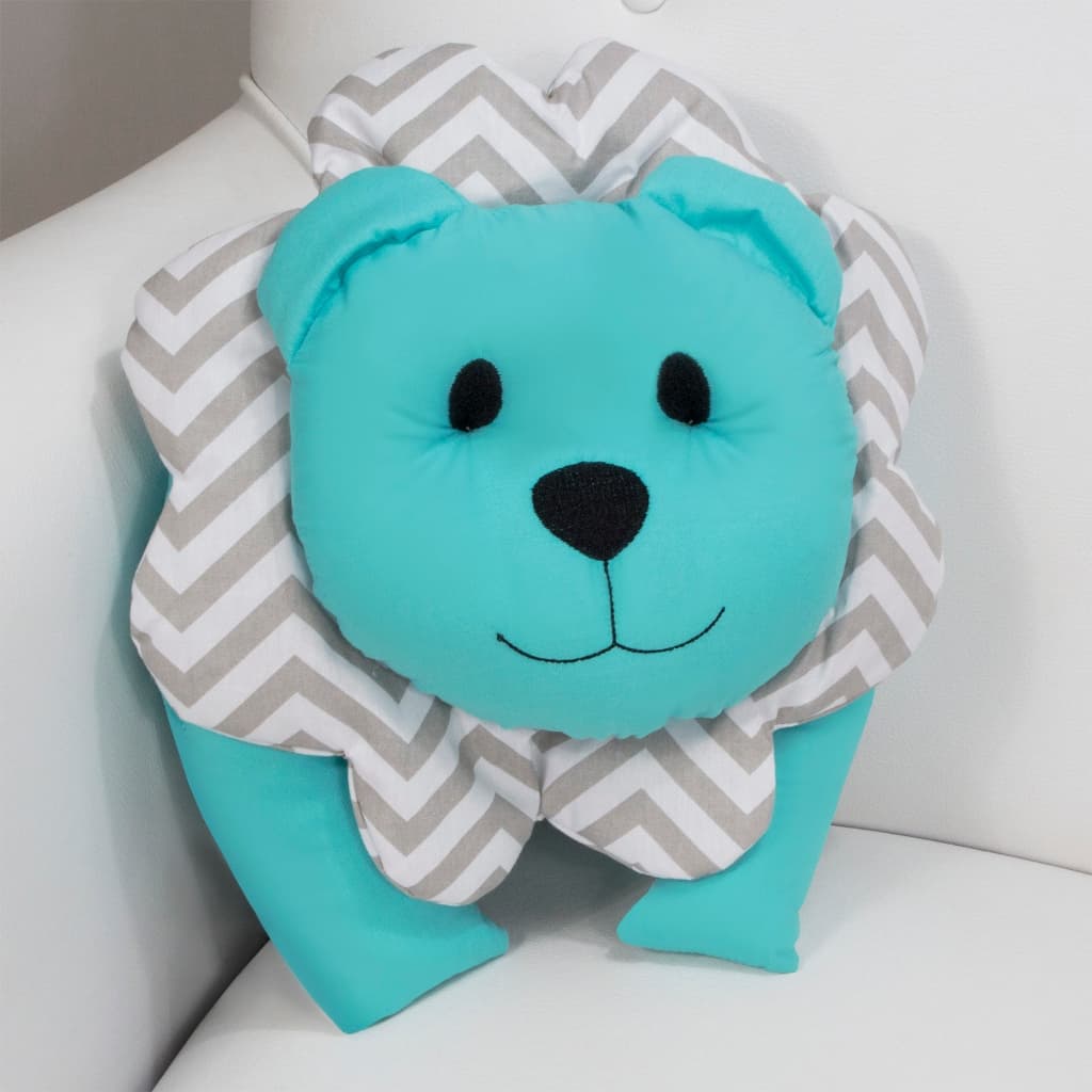 Almofada Decorativa Enfeite Infantil 100% Algodão - Leão
