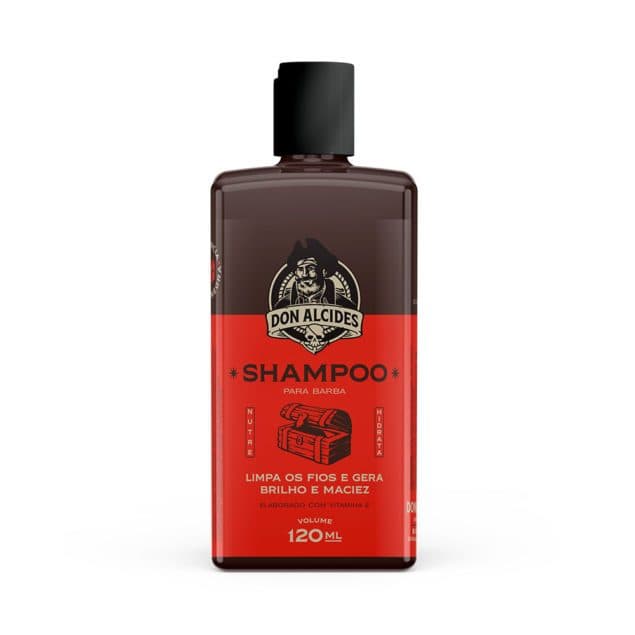 Shampoo Para Barba Don Alcides Barba Negra - 120ml