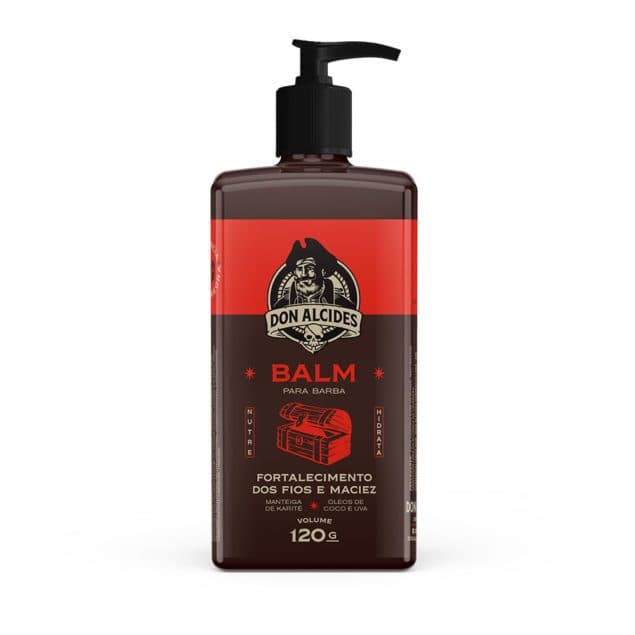 Balm Para Barba Don Alcides Barba Negra - 120ml
