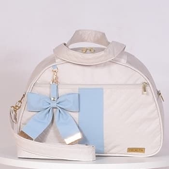 Bolsa Maternidade Basic P Off/Azul - 01 Peça