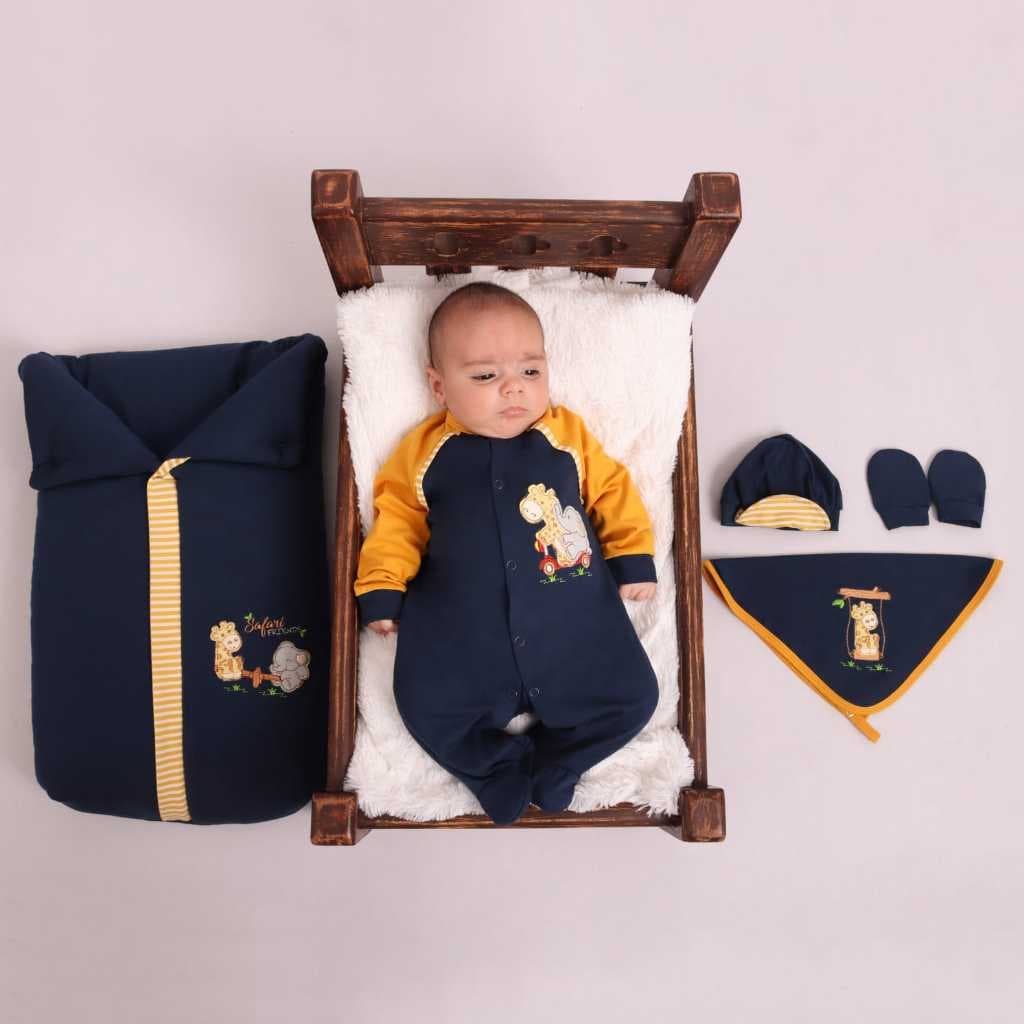 Saída Maternidade Safari/Masculino/Com manta ou saco de dormir/Para bebês