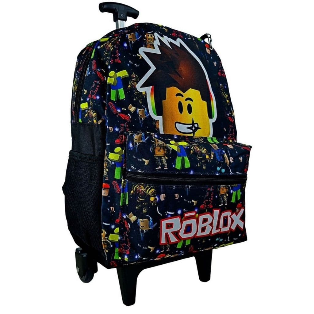 Mochila Roblox juvenil jogos rodinha escolar juvenil