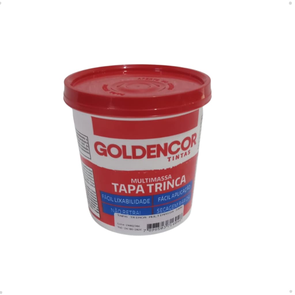 Massa Tapa Furo Trinca Para Fissuras Furos Na Parede 340G