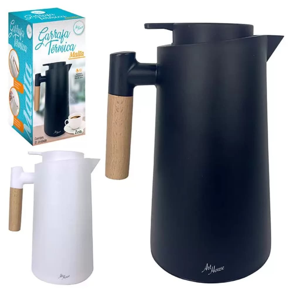 Garrafa Termica Malta Café Chás Bebidas Quentes 1Litro