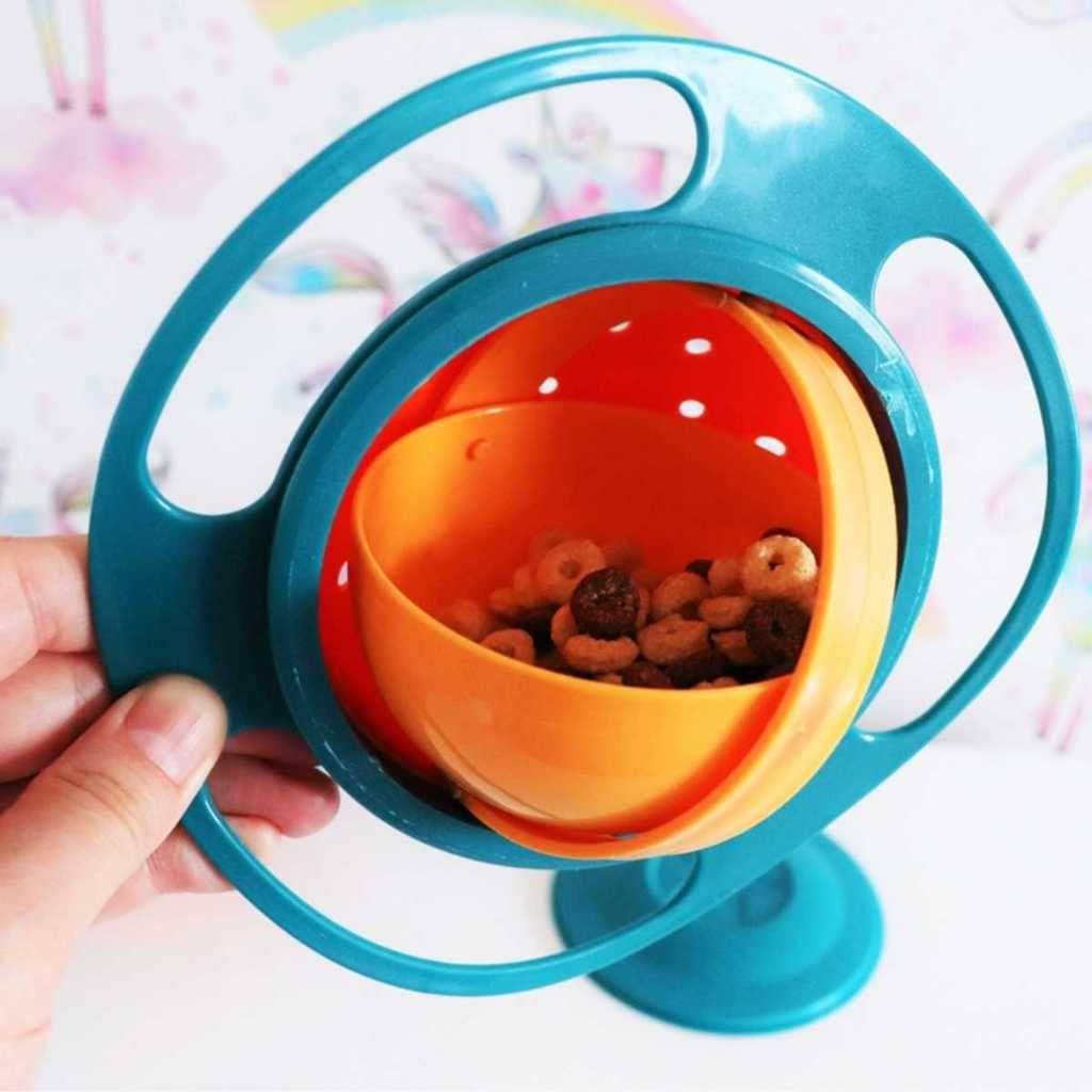 Tigela Mágica Prato Infantil Giratório 360