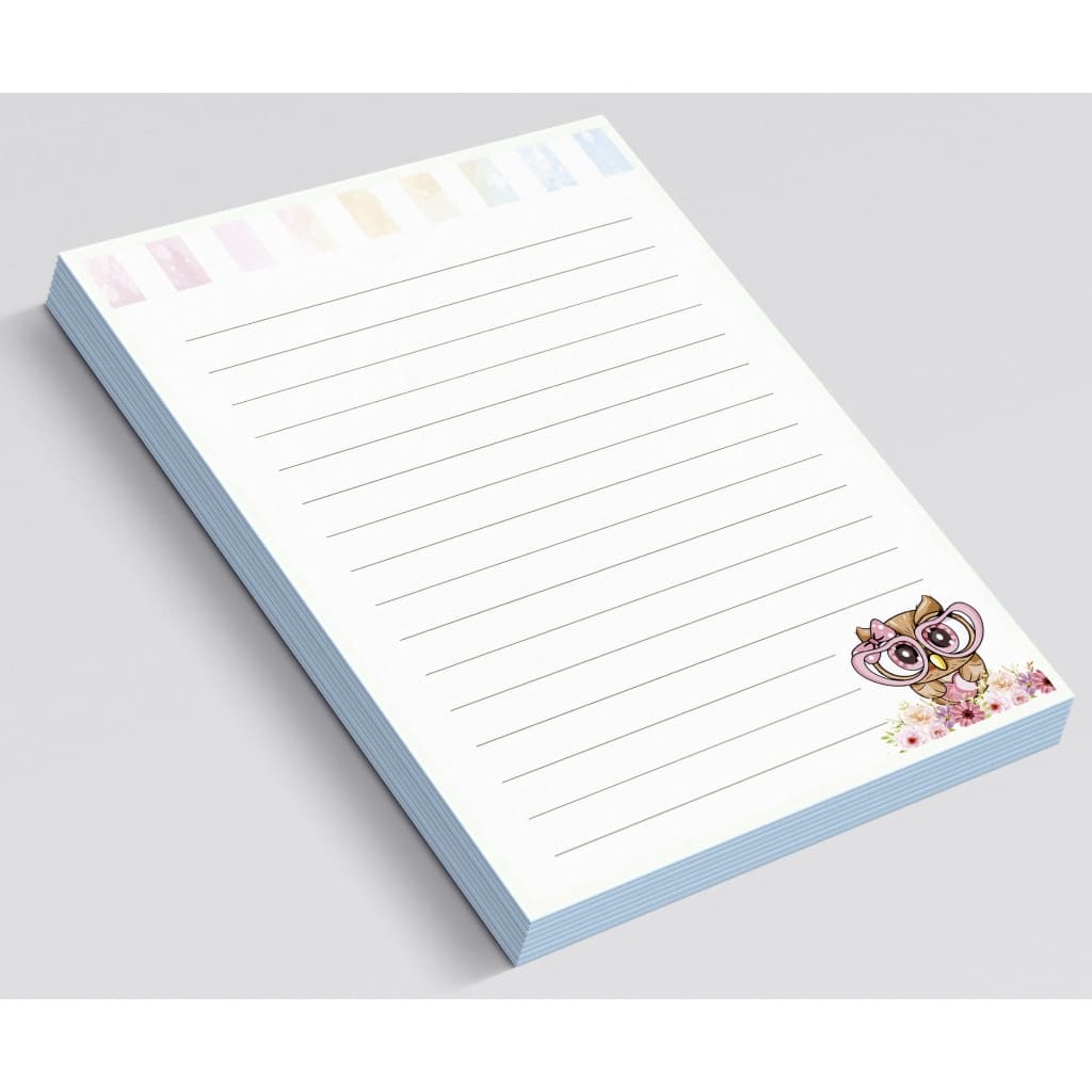 Bloco de Anotações Coruja 100 folhas (10x15)