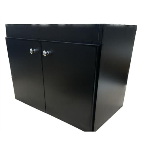 Gabinete 60x45x40 CM (Puxadores Ponto) 100 % Mdf Móveis Banheiro Branco New JTR