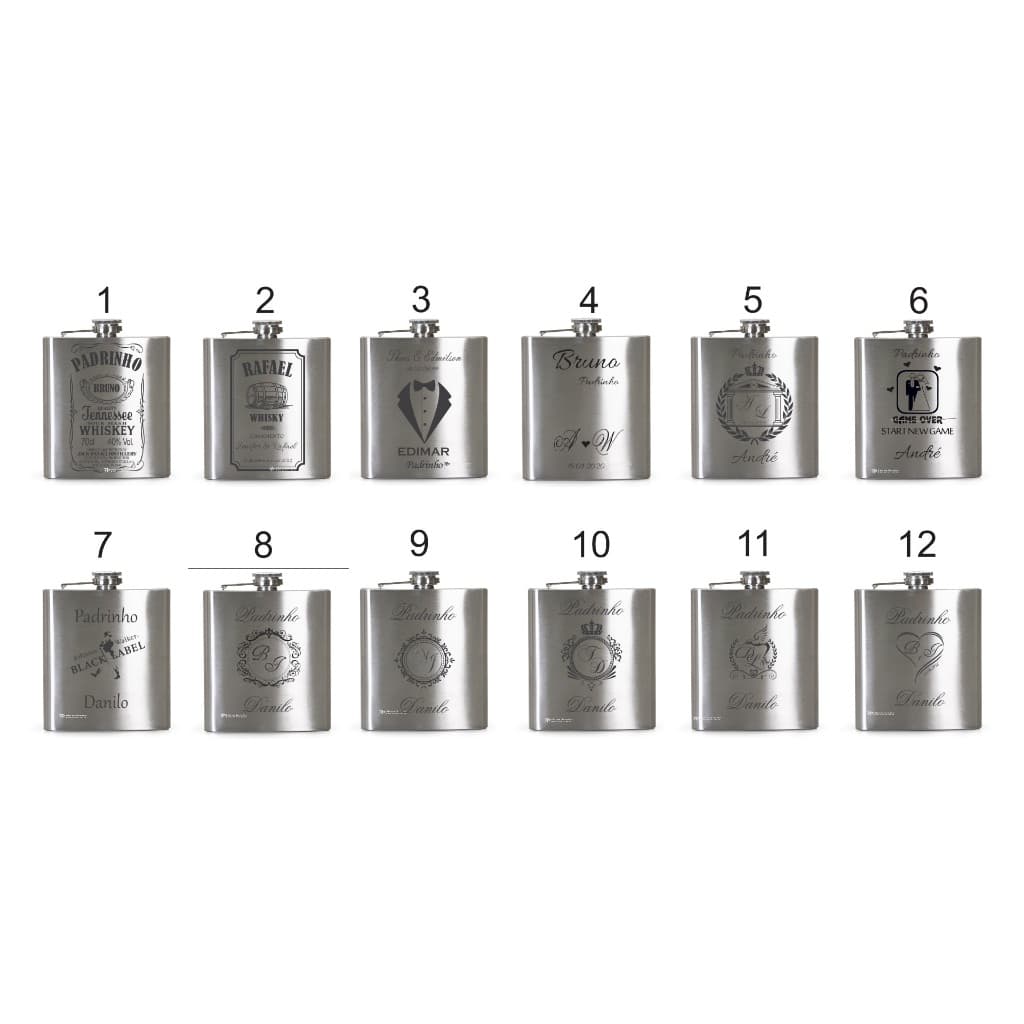 Cantil INOX Personalizado 200ml (7oz)