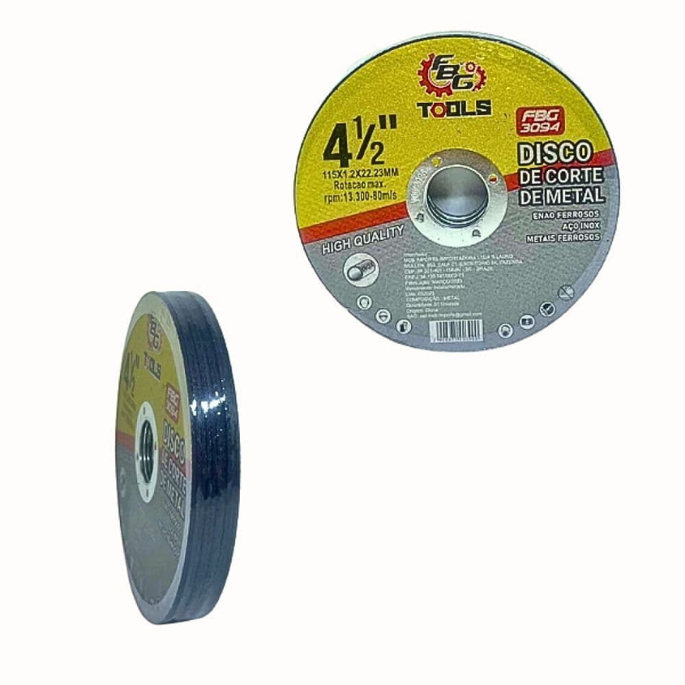 Disco De Corte Para Lixadeira Pacote Com 10