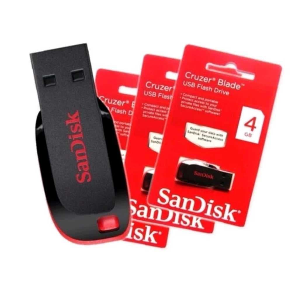 Pen Drive SanDisk Cruzer Blade Original 4 GB USB 2.0