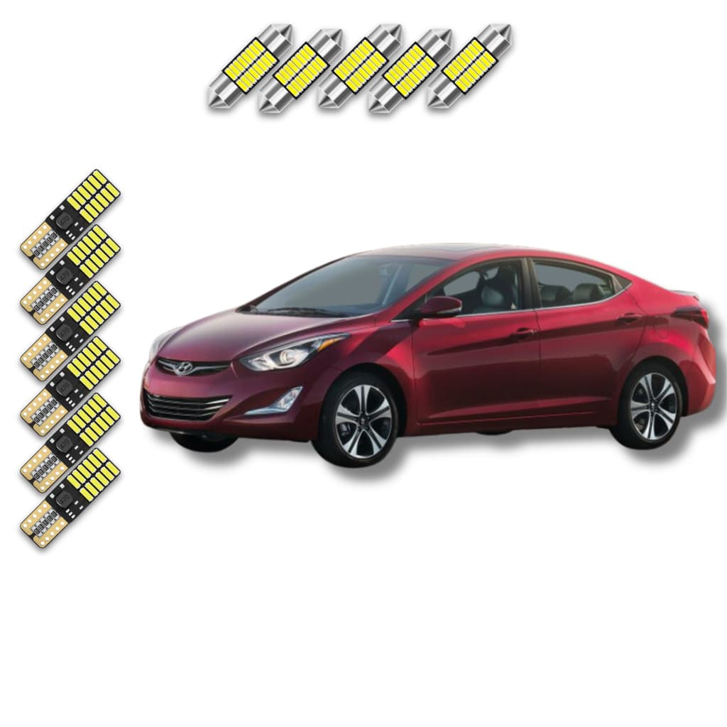 Kit Lâmpadas Led Interna Hyundai Elantra 2012 a 2016