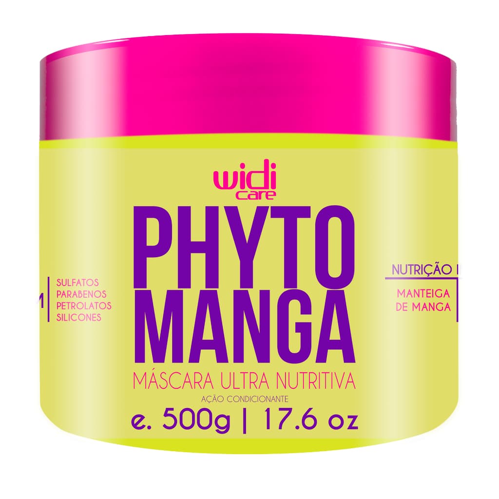 Phyto Manga Máscara Ultra Nutritiva 500g  Widi Care