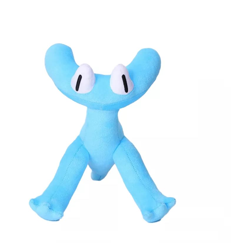 Pelúcia Monstro Ciano Blue Cyan Rainbow Friends Cap 2