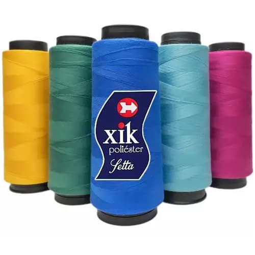 Linha Para Costura Setta XIK Fio 120 cone de 2000 jds