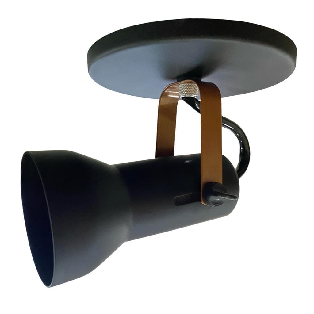 Luminaria Spot Sobrepor Para Teto ou Parede 1 Foco Direcionavel e Ajustavel 360o