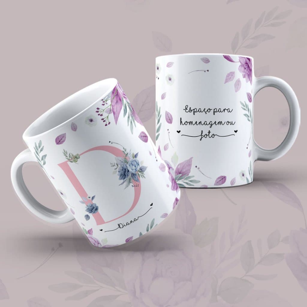 Caneca com Nome e Frase