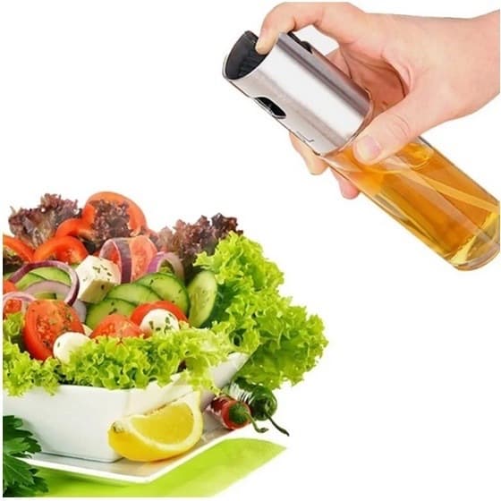 Galheteiro Spray Borrifador Azeite Vinagre Vidro 100ml/Spray Porta Azeite Vinagre 100 ML vidro Sem Desperdício