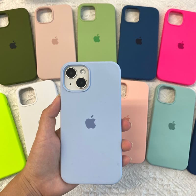 Capa Case Capinha Silicone Aveludada Para Iphone 11 /13 /13 Pro/13 Pro Max