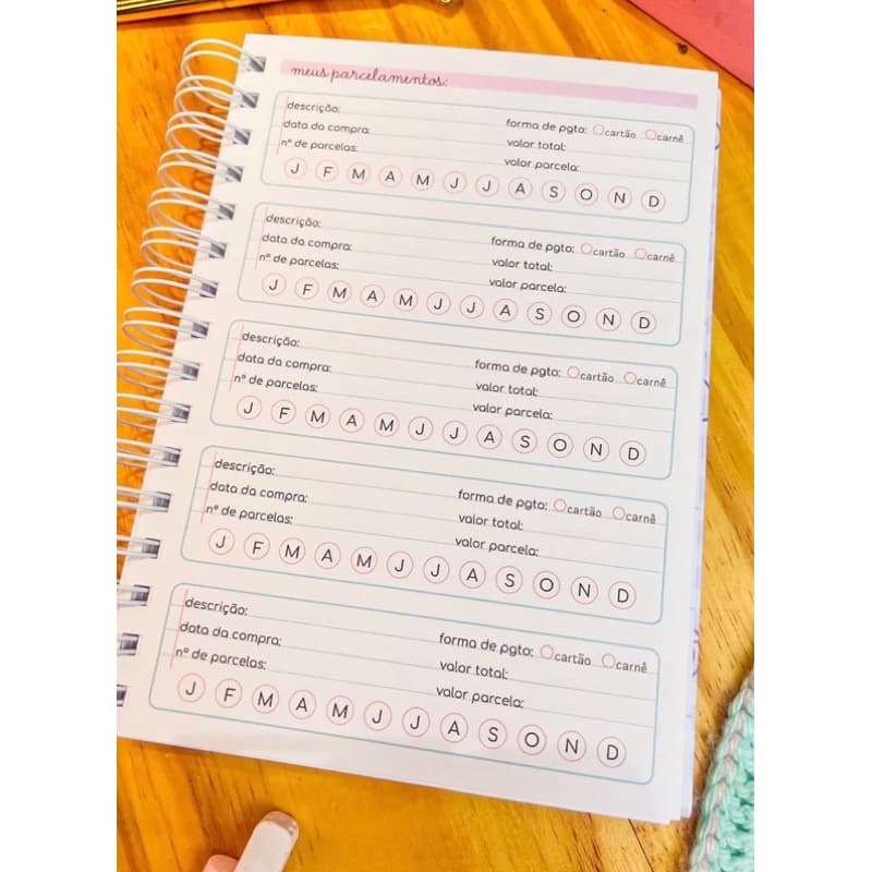 PLANNER FINANCEIRO CAPA PERSONALIZADA