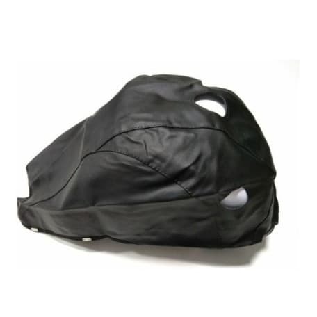 Capa Tanque Titan 150 Fan 150 2014 2015 Com Carenagem Abas No Tanque Preta Preto