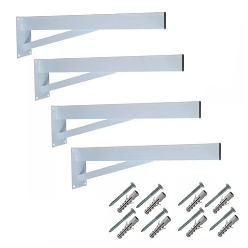 Suporte Para Pia Parafusar Super Reforçado 50cm 4 Un. Granito + Kit Fixação