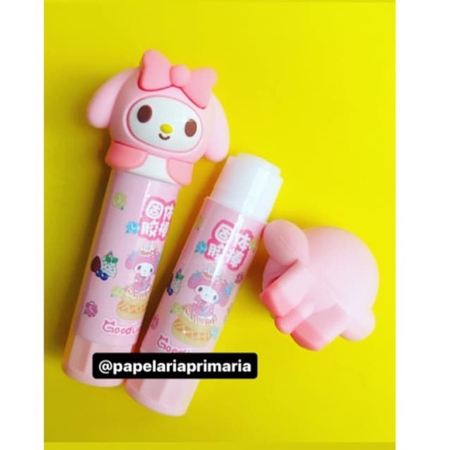 Cola em bastao fofa my melody hello kitty Sanrio