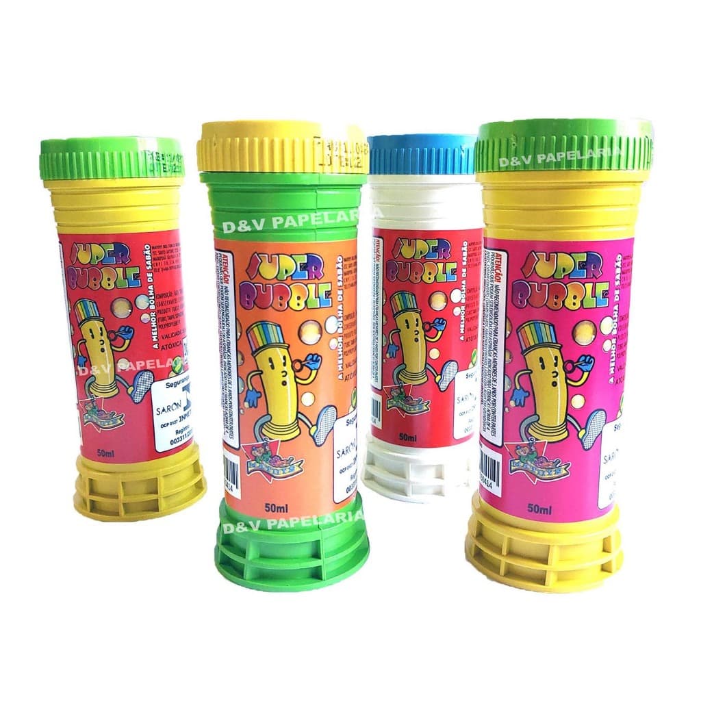 36 Bolha De Sabão Infantil Bolha Bolhinha de Sabão