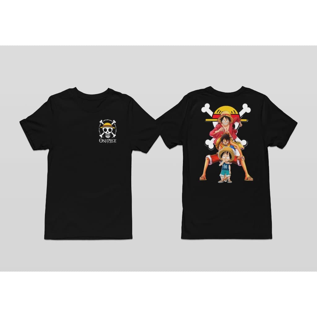 Camiseta Casual Anime One Piece Luffy