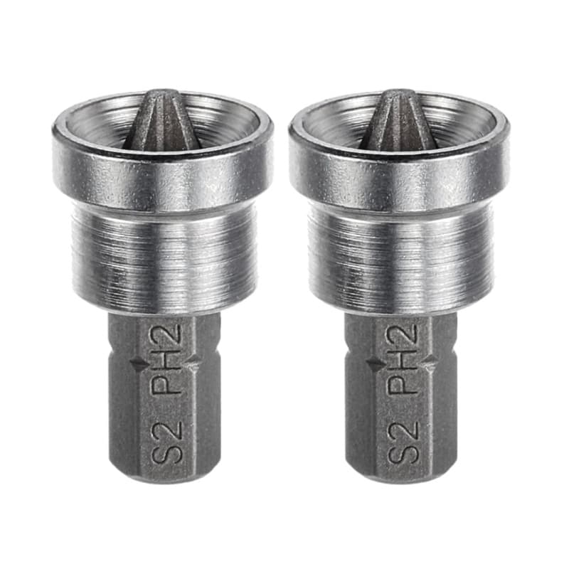 Bits Phillips Drywall PH2  25 - 50 mm  2 Peças Encaixe Universal