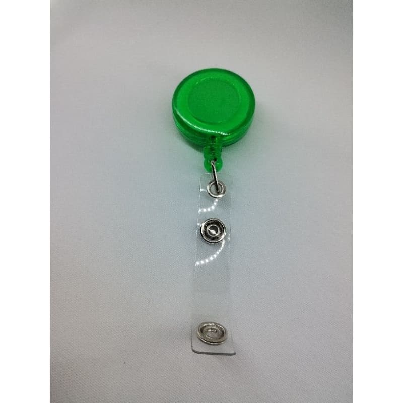 Porta Crachá Retrátil - Roller Clip - com 5 unidades