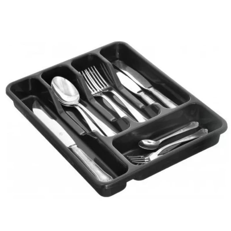 Porta/Organizador de talheres para gaveta com 5 divisórias