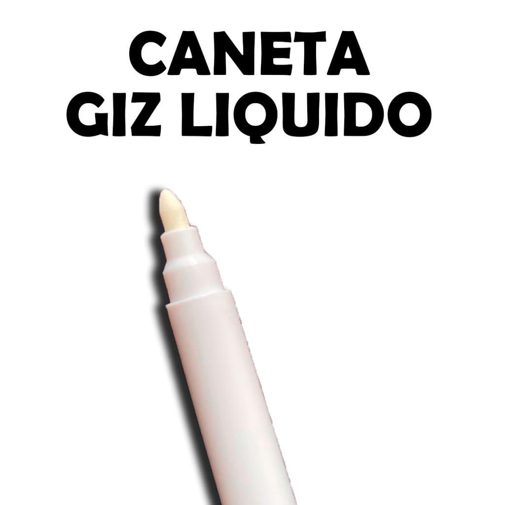 Caneta Giz Líquido Branca