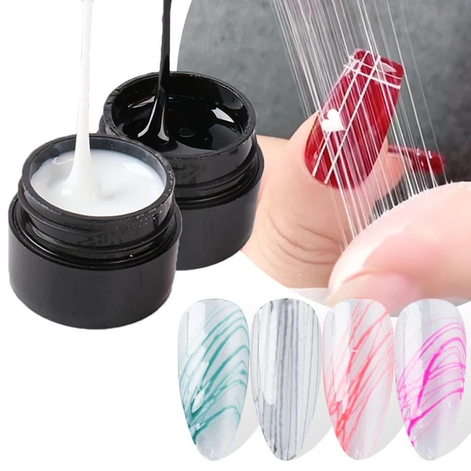 Gel Spider Teia de Aranha Unhas Miss Sonia