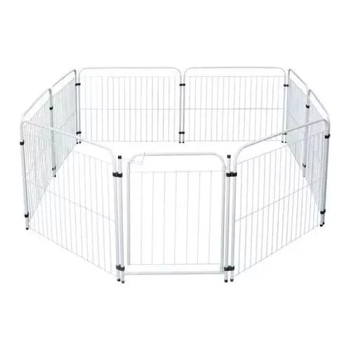 Cercado Cães Canil Pet Cão Cachorro 9/90 Com 1 Portão Pet Útil
