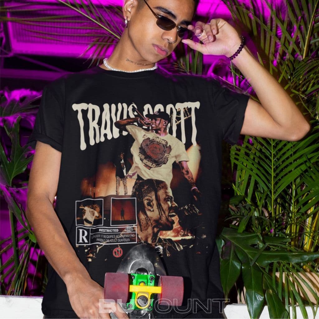 Camiseta Travis Scott Utopia Algodão Unissex