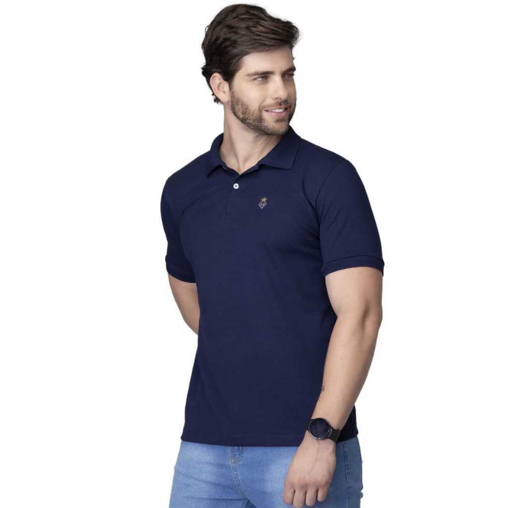 Camisa Polo Piquet  Masculina Camisa Premium Original Heyju