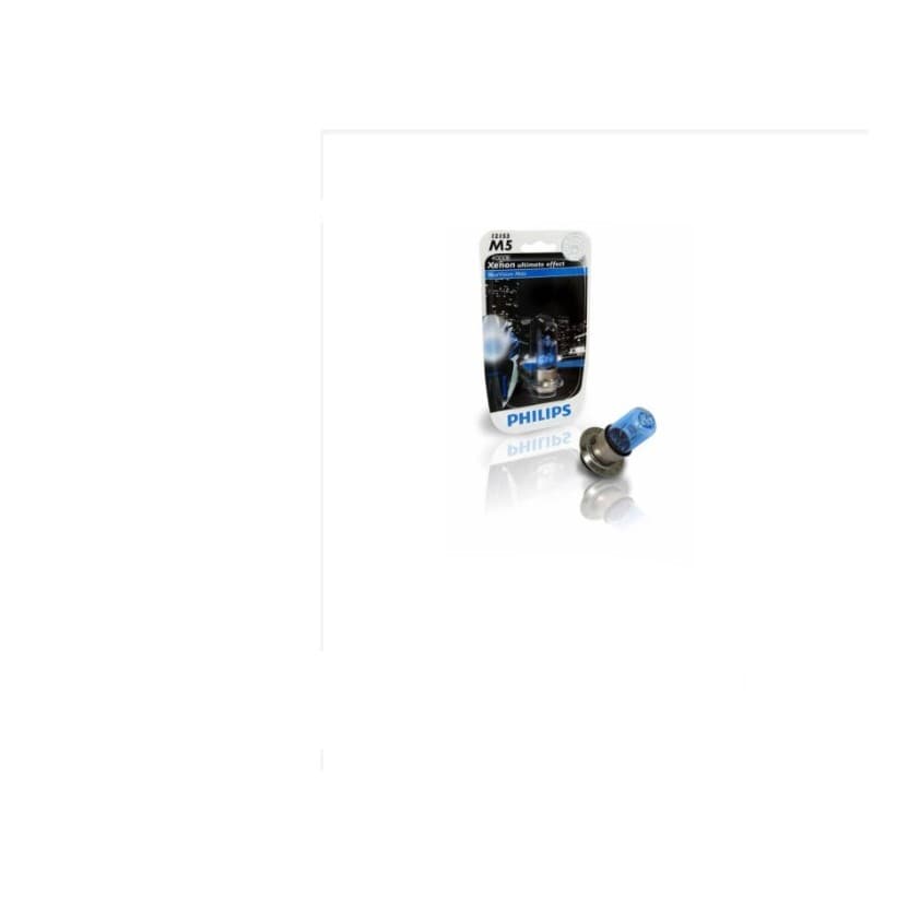 Lâmpada farol super Xenon Philips Blue Vision Moto 12v M5 12153 4000k 35w