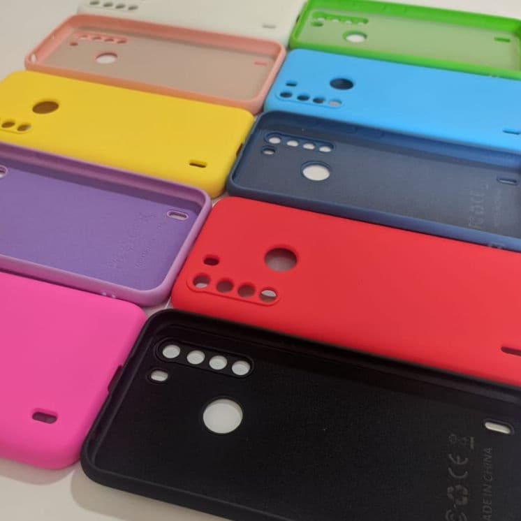 Capa One Fusion / One Fusion Plus Capinha Case de Silicone Para Motorola One Fusion / One Fusion Plus Aveludada