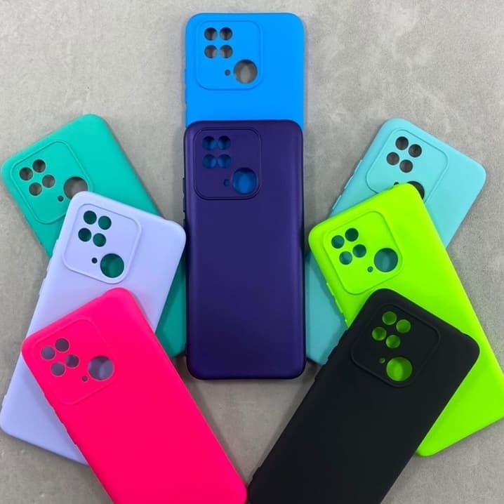 Capa 10 C Case Capinha Xiaomi Redmi 10C de Silicone Aveludada