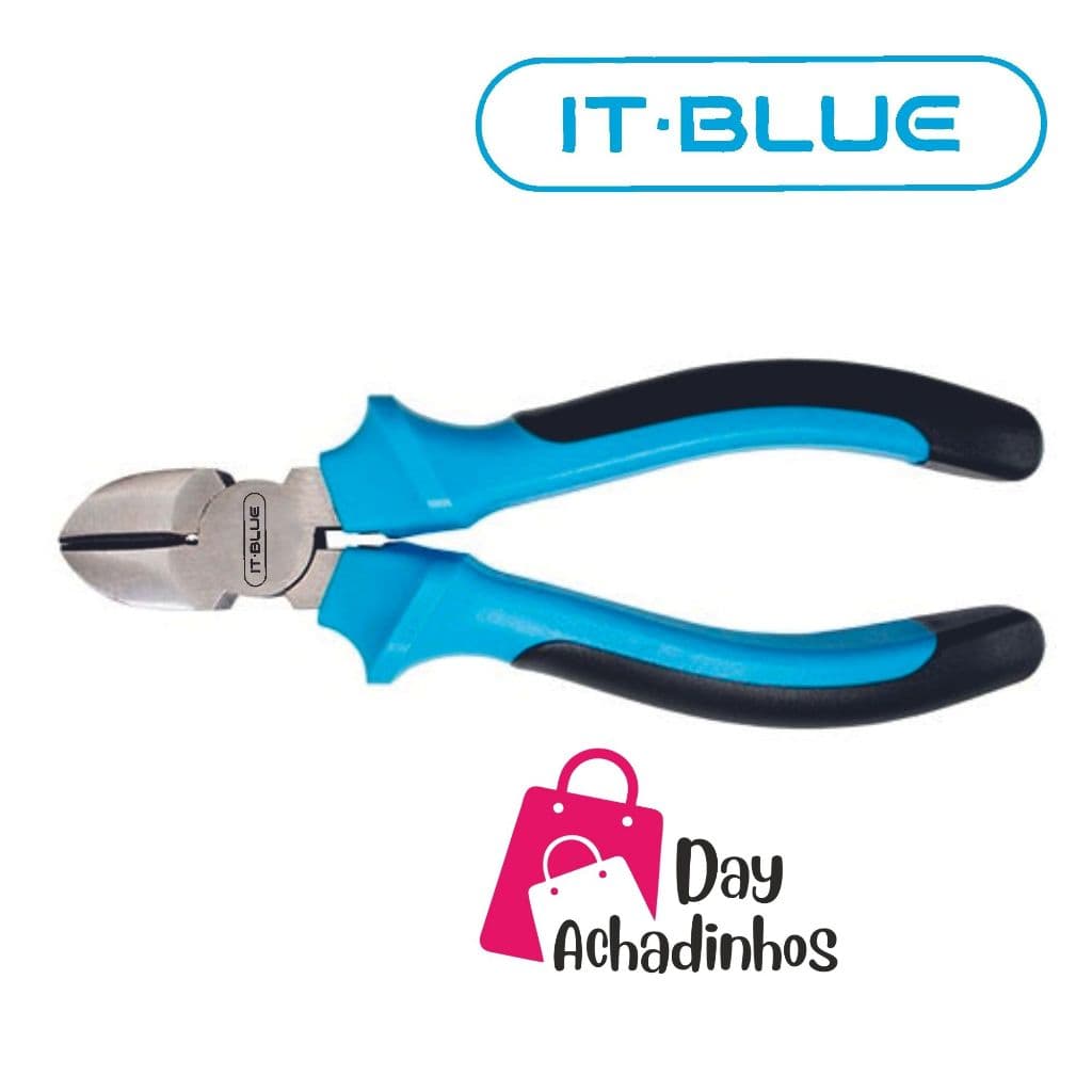 Alicate de Corte Diagonal 6' Emborrachado Profissional IT Blue