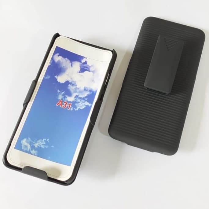 Suporte de Cintura + Capa para Samsung A31 / A51 Suporte Capa Case