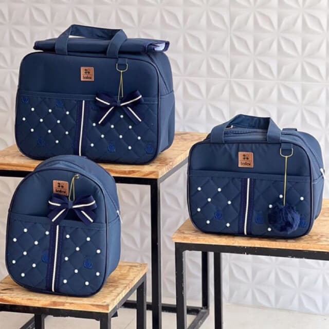 Kit Bolsa Maternidade Luxo | Kit Mala Saída Maternidade Bebê Com Mochila Menina/menino Bolsa de Bebê Enxoval Luxo