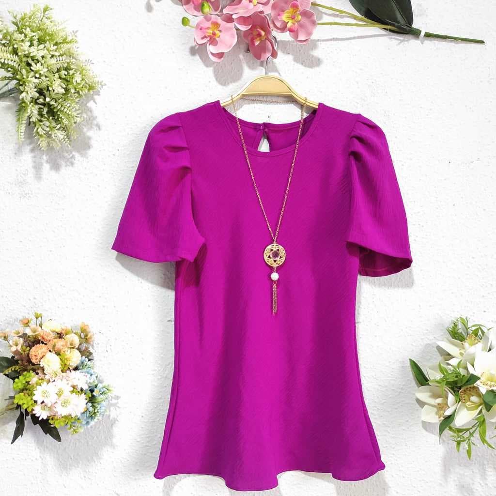Blusa Feminina Manga Bufante