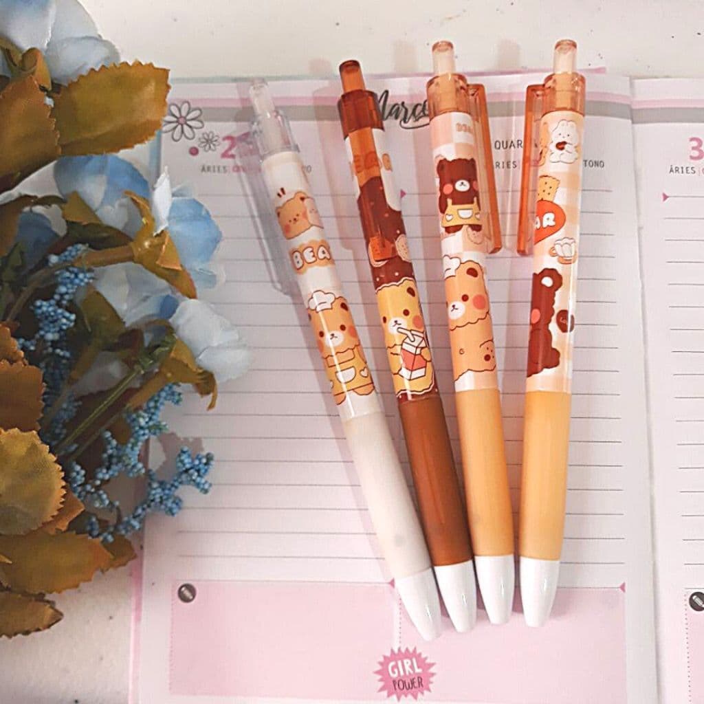 Caneta Happy Bear 2 Unidade surtida