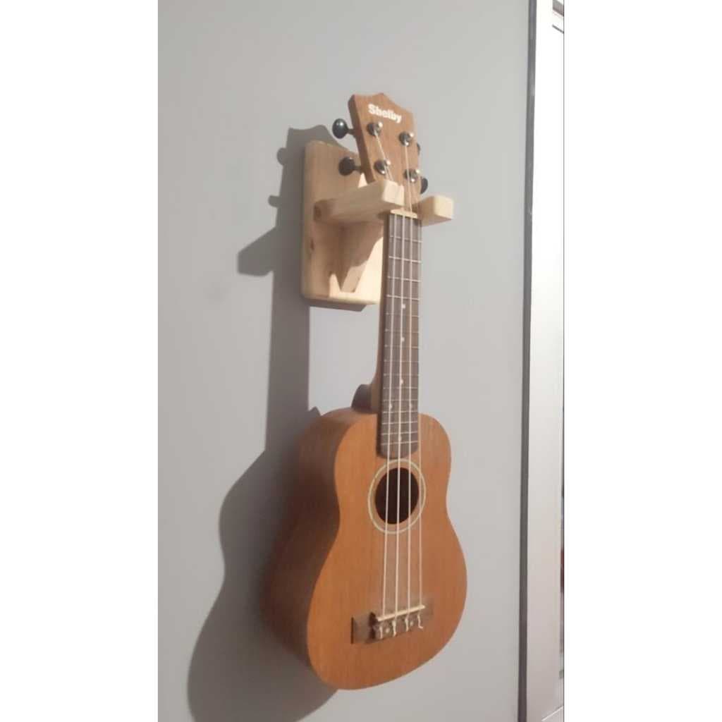 Suporte de parede para Violão em madeira pinus