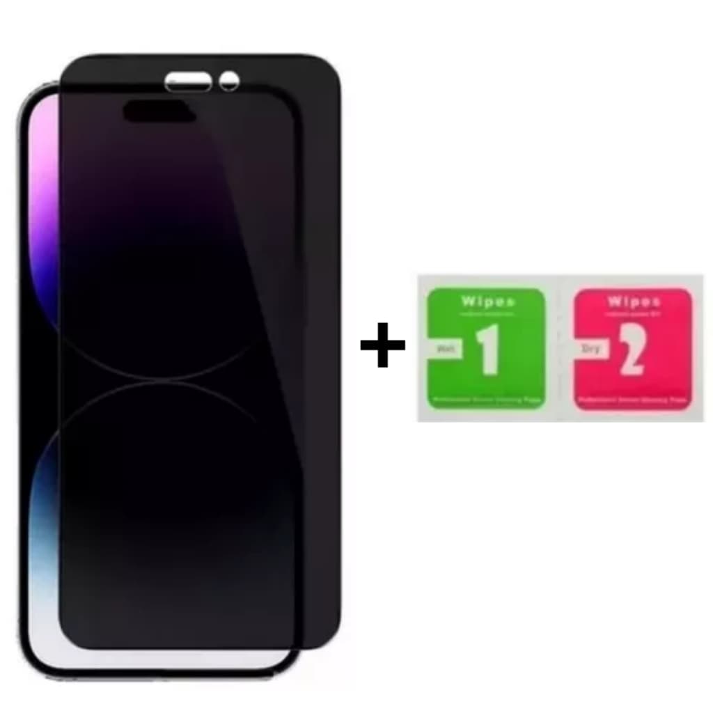 Película Privacidade Vidro Temperado 3D Para iPhone 11 Normal 6.1 / 11 Pro 5.8 / 11 Pro Max 6.5